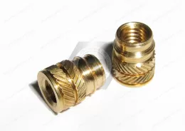 Brass Thru Threaded Inserts– Types JX-IUB, JX-IUC