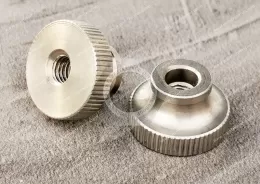 18-8 Stainless Steel Flanged Knurled-Head Thumb Nuts