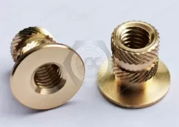 M8 Brass Tapered Heat-Set Inserts for Plastic