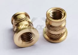 M6 Brass Tapered Heat-Set Inserts for Plastic