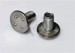 TC4 Stainless steel Flat Round Head With Rings On Undertake Surface Welding Screws