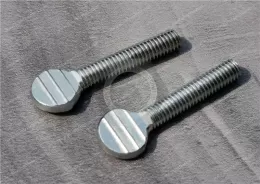 Metric Iron Spade-Head Thumb Screws