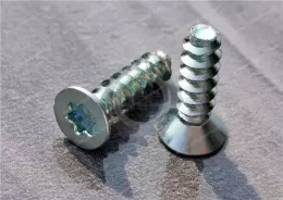 Steel Flat Head Thread-Forming Screws for Plastic