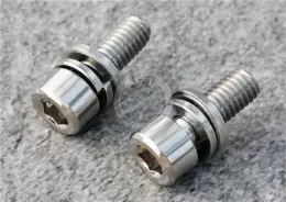 Cleaned and Bagged Stainless Steel Socket Head Screws for High Vacuum with flat washer spring washer