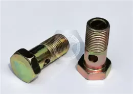 Carbon Steel Thread-Locking Hex Head Screws