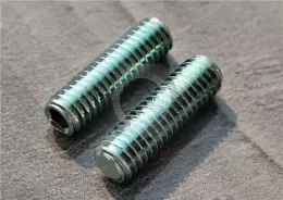 Carbon Steel Hexagon Socket Set Screws with Flat Point