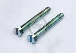 Carbon steel Hexagon head slotted bolt