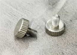 Stainless Steel Low-Profile Knurled-Head Thumb Screws