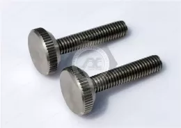 Stainless Steel Raised Knurled-Head Thumb Screws