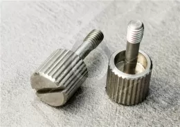 Stainless steel Slotted Narrow Knurled-Head Thumb Screws