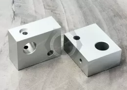 6061-T6 aluminum Block Door Rotation, JX-21JG19-44.5-35-H19-AL, Material: Aluminum Alloy