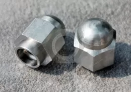 JX-21ZD131-M4-7-9.75-SS, CNC stainless steel machined parts round head nuts, used in intelligent household appliances, catering equipment