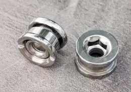 JX-21ZXG143-D12-H8-ST, Stainless steel machined nuts for electronic and electrical equipment industry, office equipment