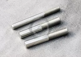 JX-21ZXG185-M5-33-H5-SS, Stainless steel machined parts threaded pins for freezer grills, agricultural fan equipment