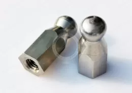 JX-21JG203-M3-14-SS, CNC stainless steel machining parts hexagonal round head nuts