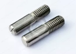 JX-21JG217-M8-D8-16-SS, Stainless steel one-slot headless shaft position screw