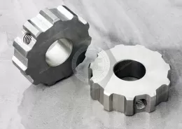 JX-21JG362-M8-SS, Stainless steel Sprocket, Drivet 3/4"Bore&CNC stainless steel machined parts for restaurant equipment oven adjustment