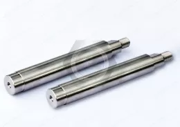 JX-21JG371-M10-D9-136.5-SS, CNC stainless steel machined parts and long shafts are used in the industrial manufacturing of catering equipment.