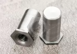 JX-21JG380-M4-ST, Stainless steel machined waterproof parts nut post for medical equipment, communication equipment sheet metal industrial manufacturing