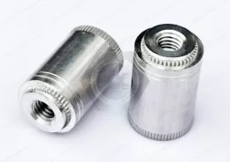 JX-21JG390-M6-23.5-AL, Aluminum machined self-clinching nuts parts  for sound, stage lighting manufacturing equipment, surface treatment anodized