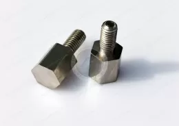 Stainless steel Male-Female Threaded Hex Standoffs, JX-21JG426-M3-7-SS, CNC stainless steel machining parts studs, restaurant and hotel stainless steel equipment, oven baking oven production and manufacturing application solutions, surface treatment passi