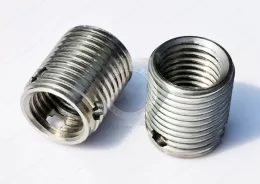 Stainless steel Tapping Inserts for Soft Metal, JX-21JG446-M14-M20-24-SS, CNC stainless steel threaded sheath self-tapping nuts mechanical parts, escalators, AFC (automatic ticketing) systems, screen doors, automatic doors, vehicle air conditioning, centr