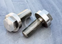 JX-22ZXG552-M12-30-SS, Stainless Steel Flanged Hex Head Screws.