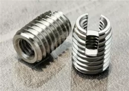 Threaded Insert - Self Tapping, Slotted, 302 - Metric Inner Thread JX-201T,JX-202T，&Stainless Steel Type 302 Self-Tapping BushingsSelf-Tapping BushingsSelf-Tapping BushingsThread ProtectorsBushingsSlotted Thread ProtectorsM2M3M16