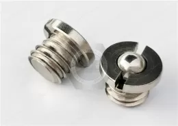 Slotted Ball-Nose Spring Plungers flange head&Ball plunger with flange locating bead set screw stainless steel ball screw spring plunger pin