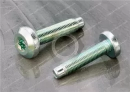 Alloy Steel Button Head Torx Screws thread tail guide Security Fasteners，Surface treatment electroplating environmental protection color zinc