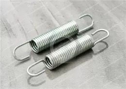 Cylindrically coiled tension spring dimensions and parameters (Ring profile with hook)