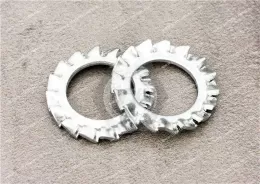 Steel Serrated Lock Washers External Teeth