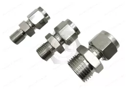 Q813 Clamping sleeve type straight connection body for next door&24° Cone Connectors - Bulkhead Union