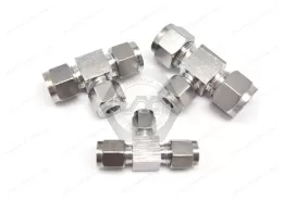 Q816 Clamping sleeve type three way joint body&24° Cone Connectors - Adjustable Tee