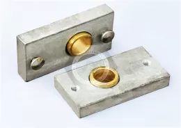 Non-standard custom production of aluminum nut assemblies used in catering equipment