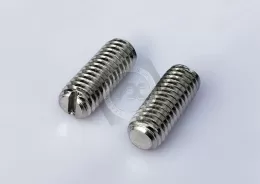 Stainless steel Slotted Set Screws With Flat Point