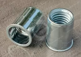 Thin Head Open end  Round Body Plain Blind Rivet Nuts