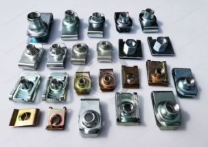 Automotive Metric No-Slip Clip-On Barrel Nuts