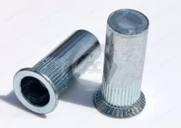 Countersunk Head Closed End  Round Body Knurled Blind Rivet Nuts—Closed End