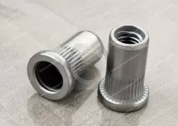 High Flat Head Open end knurled body Blind Rivet Nuts—Open End