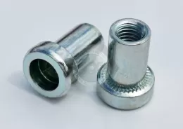 High 5mm Flat Head Open  Round Body Plain Blind Rivet Nuts—Open End